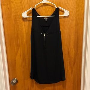 Express Black Sleeveless Blouse